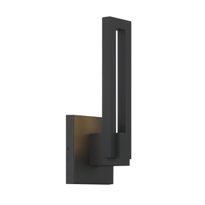 George Kovacs P1711-066-L Music 12" LED Outdoor Wall Sconce -Sand Coal