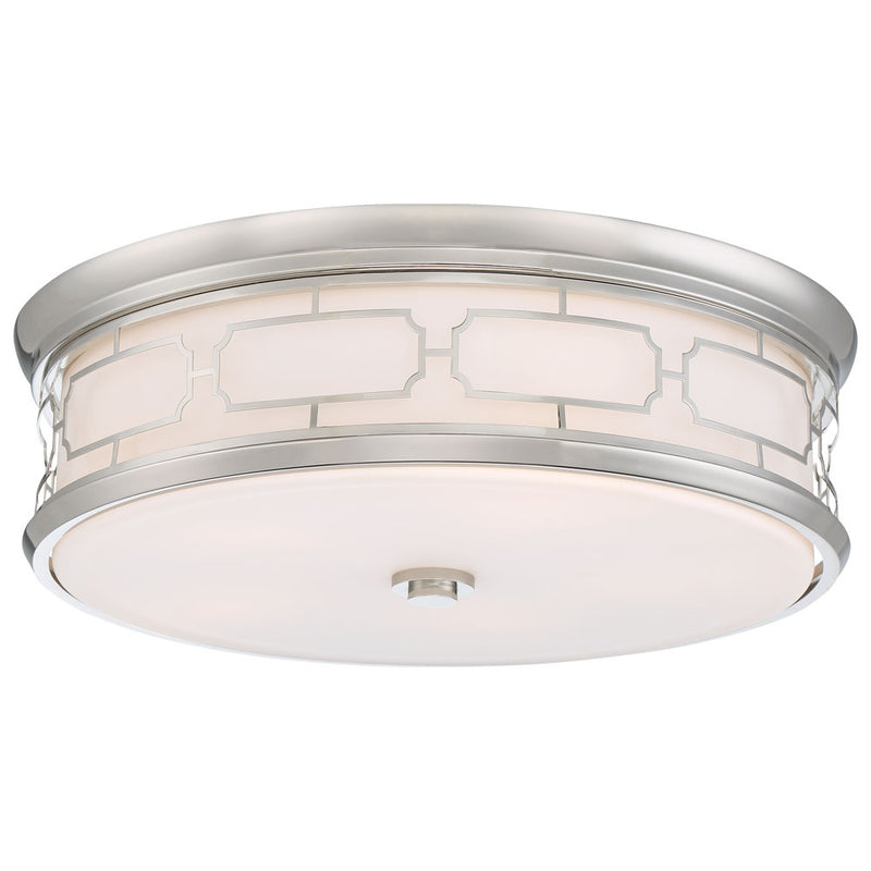 Minka Lavery 20" LED Flush Mount-Polished Nickel