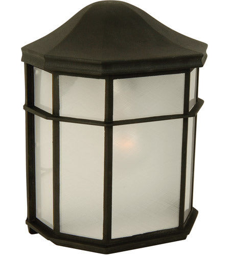 Craftmade Z103-TB Contractor's 1 Light Small Outdoor Wall Mount -Textured Black