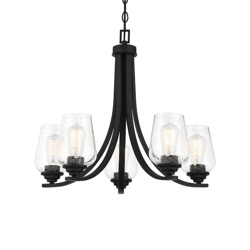 Minka Lavery Shyloh 5 Light Chandelier-Coal