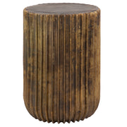 Uttermost Peaks And Valleys Gold Accent Table - ALCOVE LIGHTING