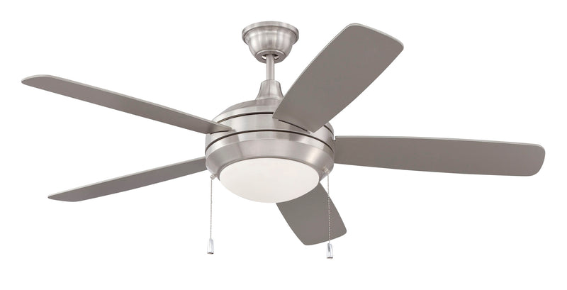 Craftmade HE52BNK5-LED Helios LED Ceiling Fan -Brushed Polished Nickel