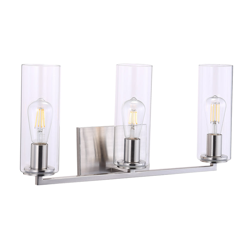 Minka Lavery Acacia 3 Light Bathroom Vanity Light-Brushed Nickel - ALCOVE LIGHTING