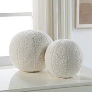 Uttermost Capra Ball Sheepskin Pillows, S/2 - ALCOVE LIGHTING