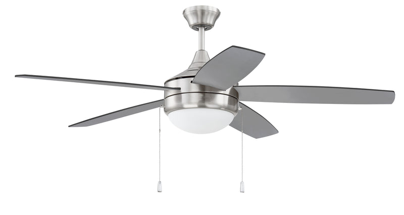 Craftmade EPHA52BNK5-BNGW Phaze Energy Star 5 LED Ceiling Fan -Brushed Polished Nickel