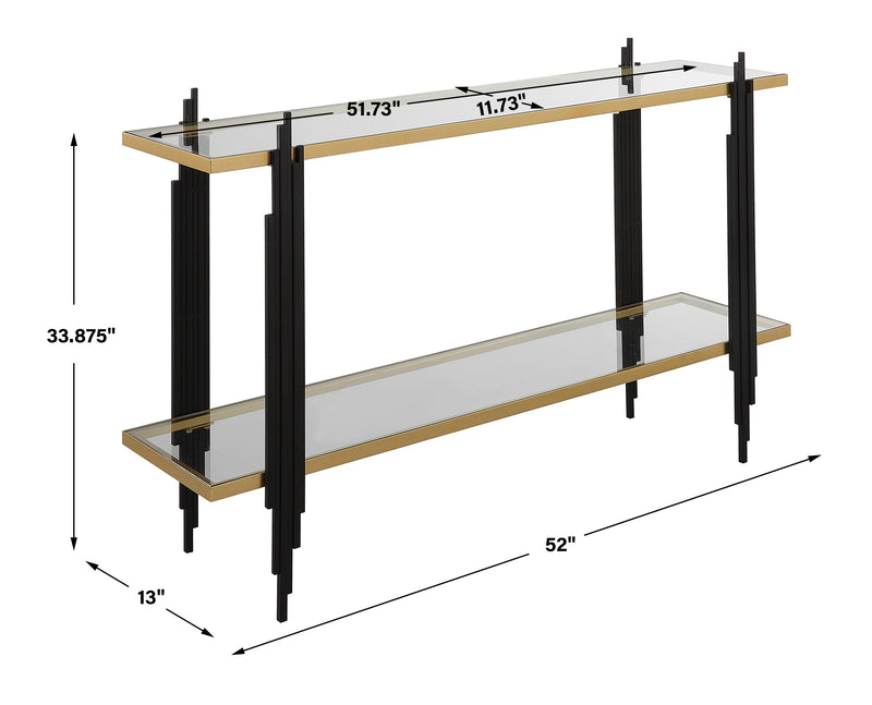 Uttermost Empire Cityscape Console Table - ALCOVE LIGHTING