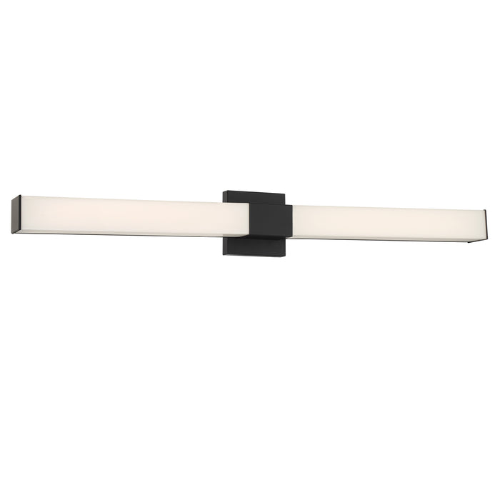 Minka Lavery Vantage LED Square Bathroom Vanity Light-Coal