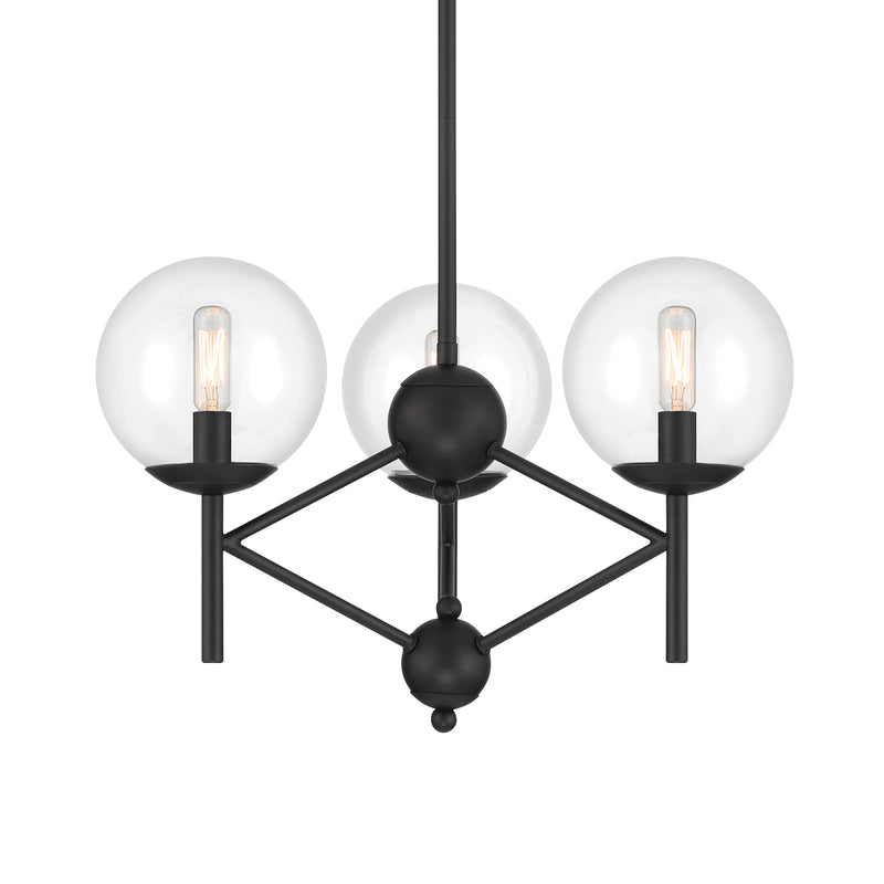 Minka Lavery Auresa 24" 3 Light Pendant-Coal