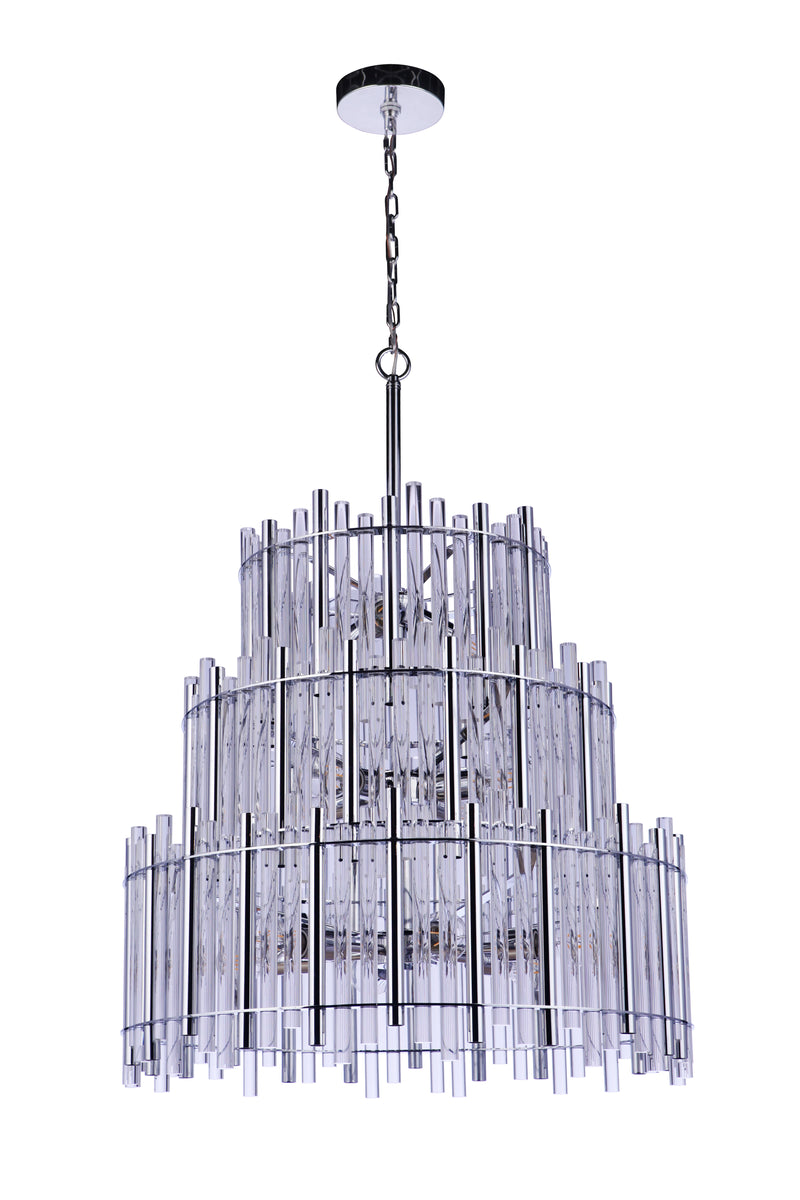 Craftmade 59213-CH Reveal 13 Light Chandelier -Chrome