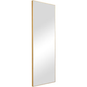 Strathen Gold Mirror | Modern Rectangle Frame Bathroom Vanity Mirror Mounted Vertical or Horizontal (20 in. W x 60 in. H x 1 in. D)