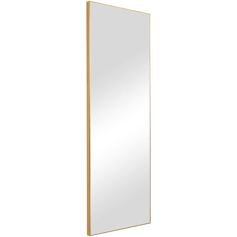Strathen Gold Mirror | Modern Rectangle Frame Bathroom Vanity Mirror Mounted Vertical or Horizontal (20 in. W x 60 in. H x 1 in. D)