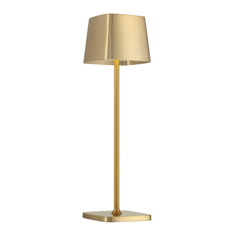 George Kovacs P1665-695-L Task LED Table Lamp -Soft Brass
