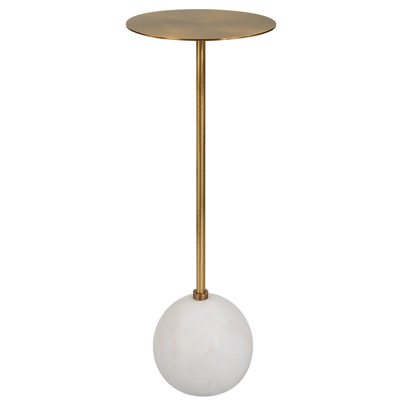 Uttermost Gimlet White Drink Table