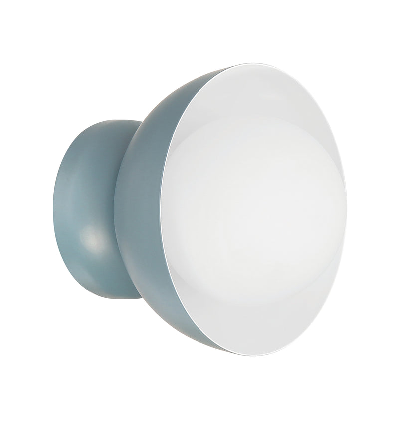 Craftmade 59161-DB Ventura Dome 1 Light Wall Light Sconce -Dusty Blue