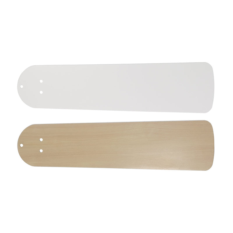 Stellant 52 in. Matte White Ceiling Fan with LED Light and Pull Chain Control