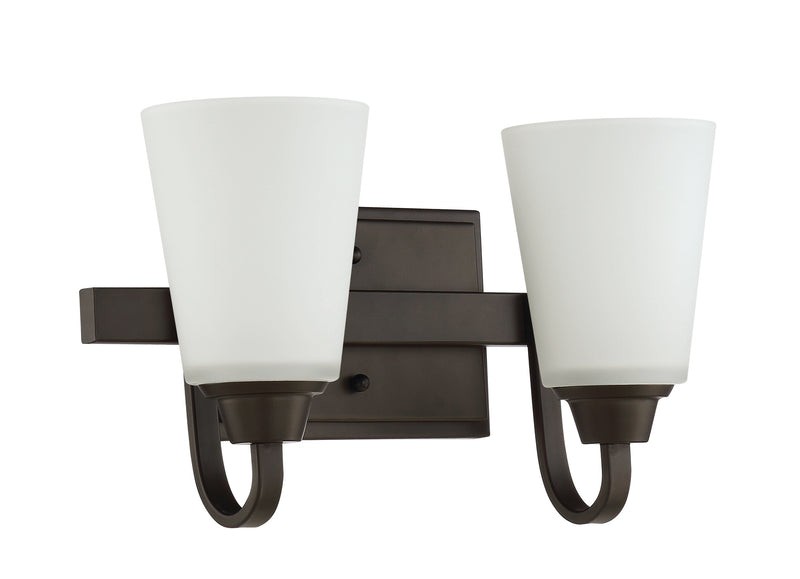Craftmade 41902-ESP Grace 2 Light Bathroom Vanity Light -Espresso