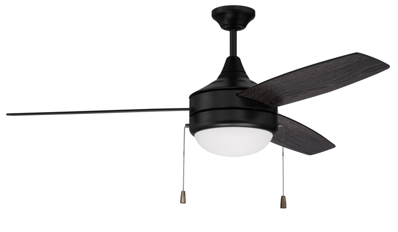 Craftmade PHA52FB3 Phaze 3 LED Ceiling Fan -Flat Black