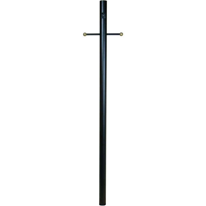 Craftmade Z8792-TB 84" Smooth Direct Burial Post w/ Photocell -Textured Black