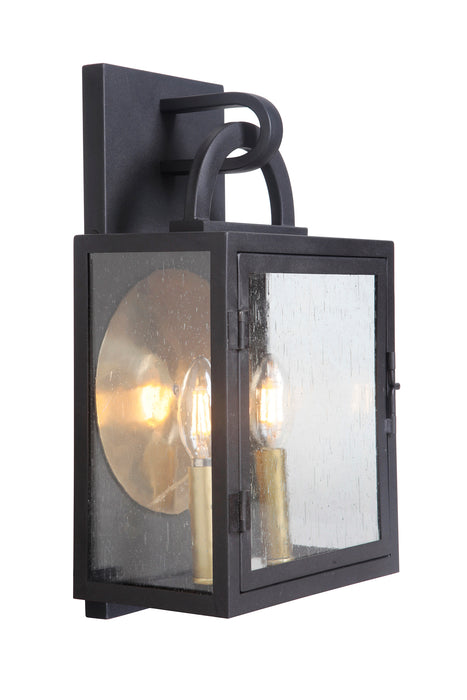 Craftmade ZA1612-TB Wolford 2 Light Medium Outdoor Wall Mount -Textured Black