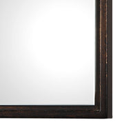 Linea Oil Rubbed Bronze Mirror | Modern Rectangle Metal Frame Bathroom Vanity Mirror Mounted Vertical or Horizontal (24 in. W x 36 in. H x 1 in. D)