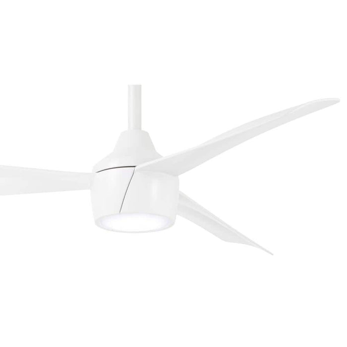 Minka Aire Skinnie 44" LED Indoor/Outdoor Flat White Ceiling Fan with Remote