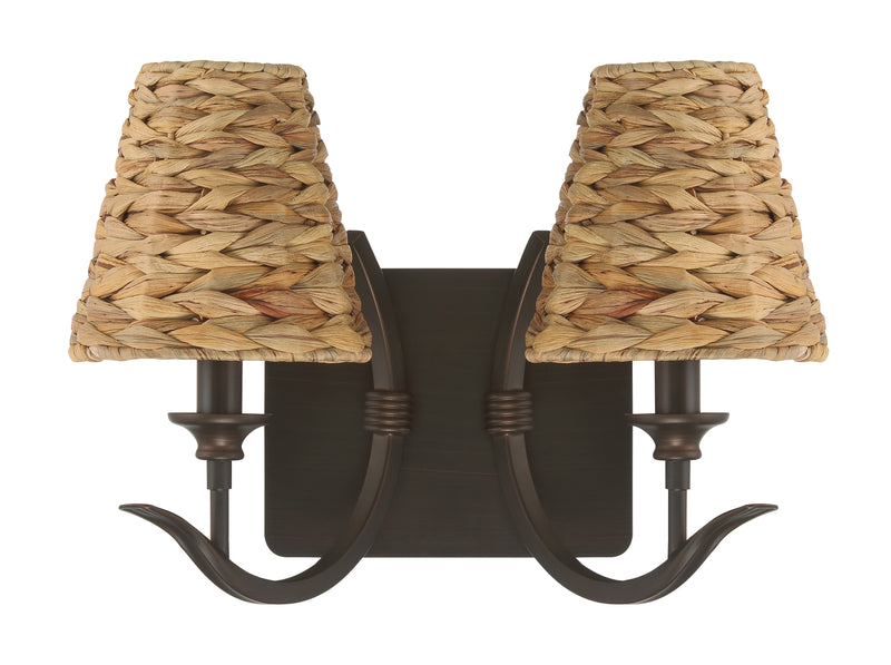 Craftmade 58362-ABZ Kokomo 2 Light Wall Light Sconce -Aged Bronze Brushed