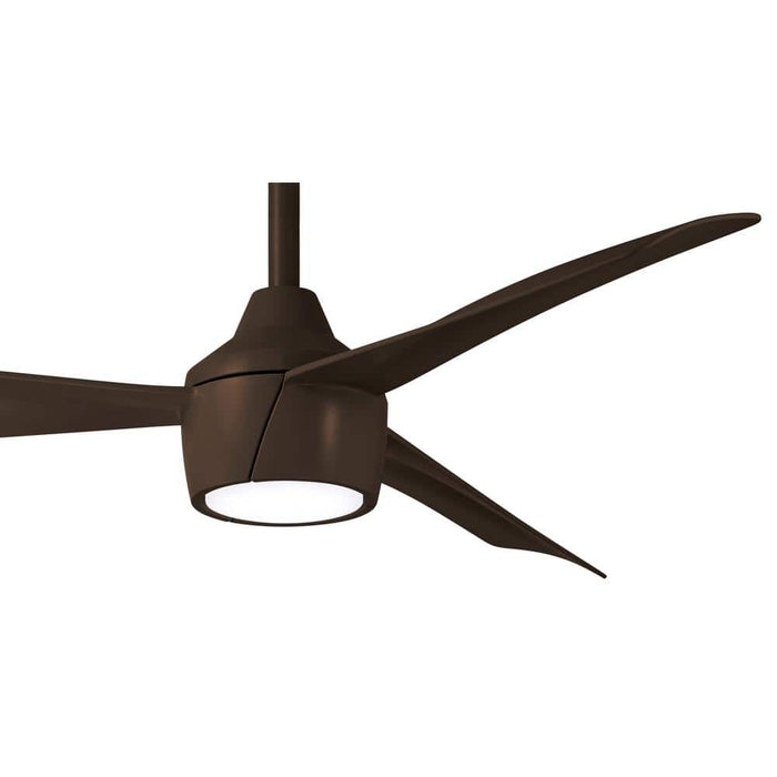 Minka Aire Skinnie 44" LED Outdoor Oil Rubbed Bronze Ceiling Fan with Remote