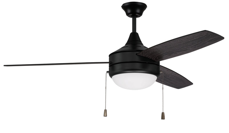 Craftmade EPHA52FB3 Phaze Energy Star 3 LED Ceiling Fan -Flat Black