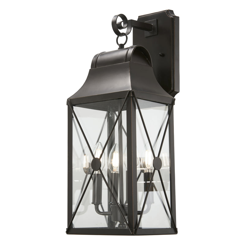 Minka Lavery Great Outdoors De Luz 4 Light Outdoor Wall Mount-Oil Rubbed Bronze