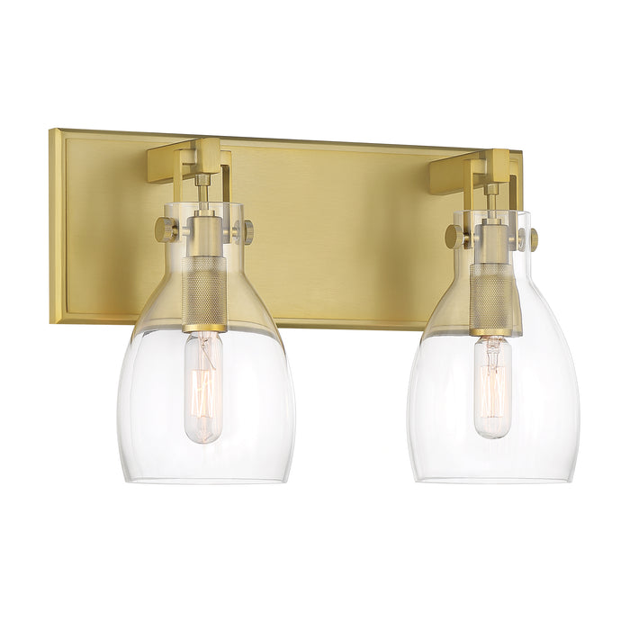 Minka Lavery Tiberia 2 Light Bathroom Vanity Light-Soft Brass