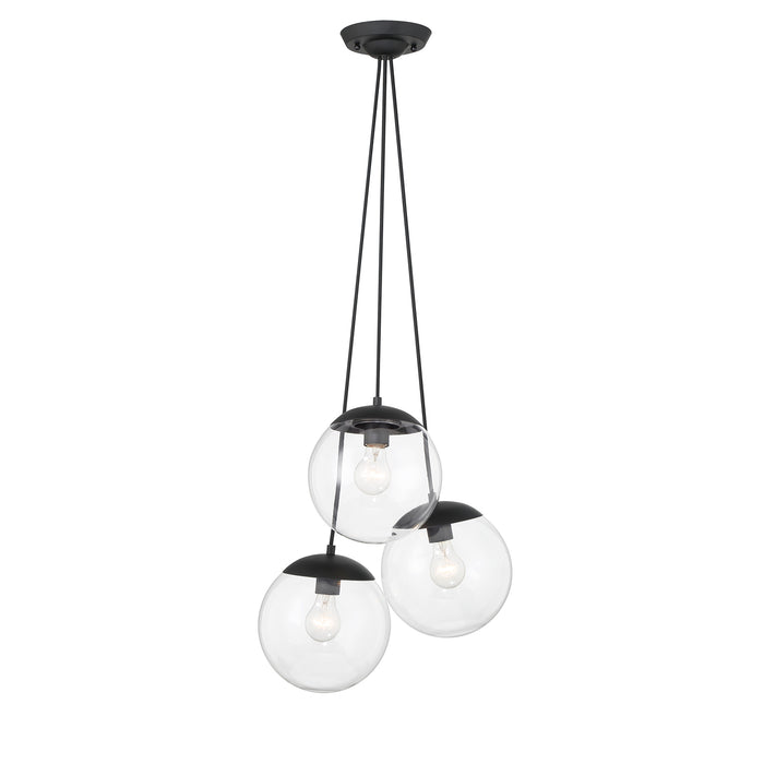 Minka Lavery Auresa 17.88" 3 Light Pendant-Coal