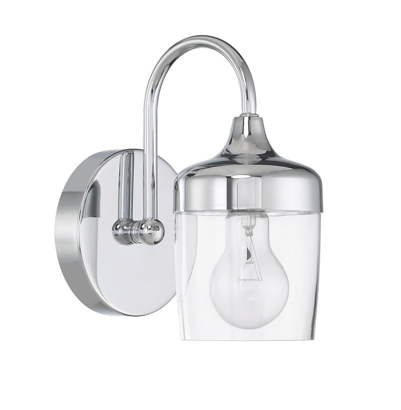 Craftmade 58101-CH Wrenn 1 Light Wall Light Sconce -Chrome