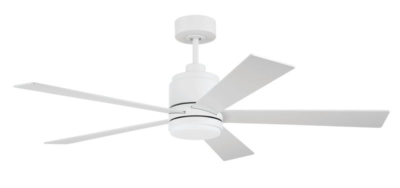 Craftmade MCY52W5 McCoy 52 5 Blade LED Ceiling Fan -White