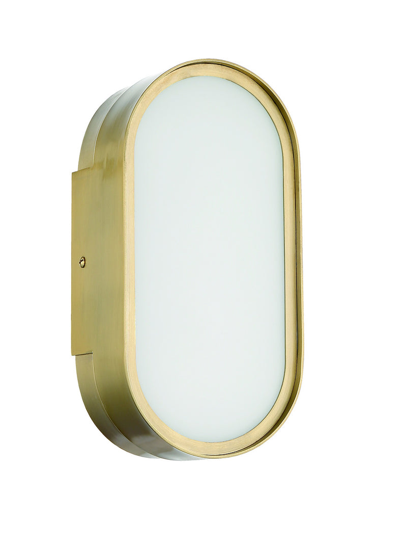 Craftmade 54960-SB-LED Melody 1 Light LED Wall Light Sconce -Satin Brass