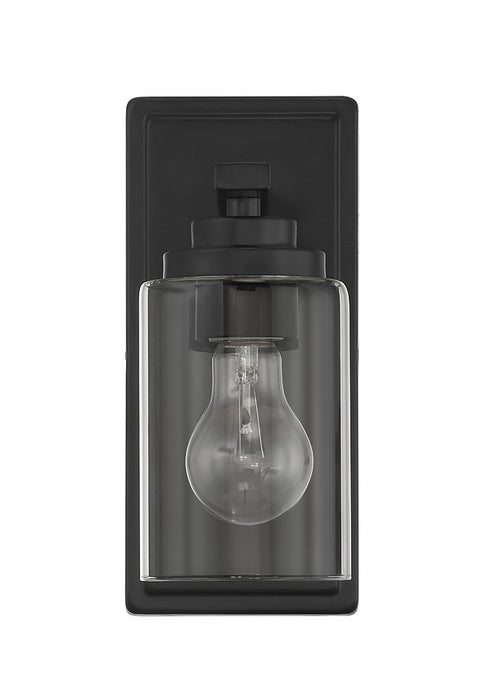 Craftmade 20404FB1 Clark 1 Light Wall Sconce -Flat Black