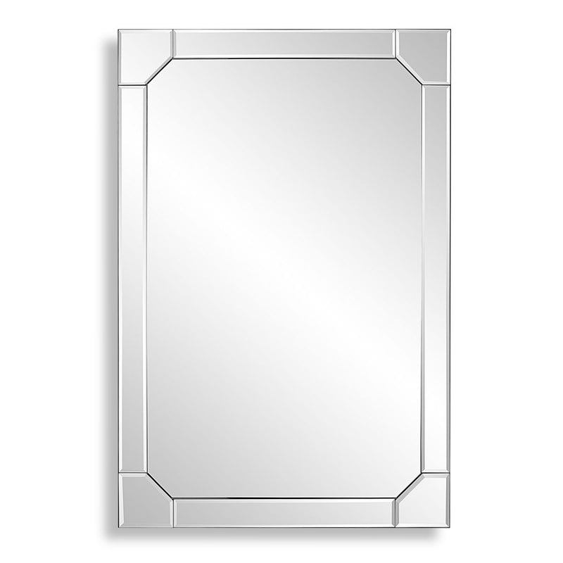 Granvia Mirror | Modern Rectangle Frame Bathroom Vanity Mirror Mounted Vertical or Horizontal (24 in. W x 36 in. H x 1 in. D)