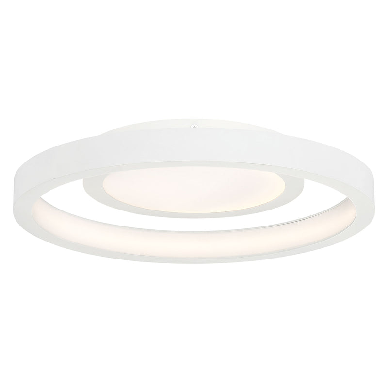 George Kovacs P2015-044-L Knock Out LED Flush Mount -White