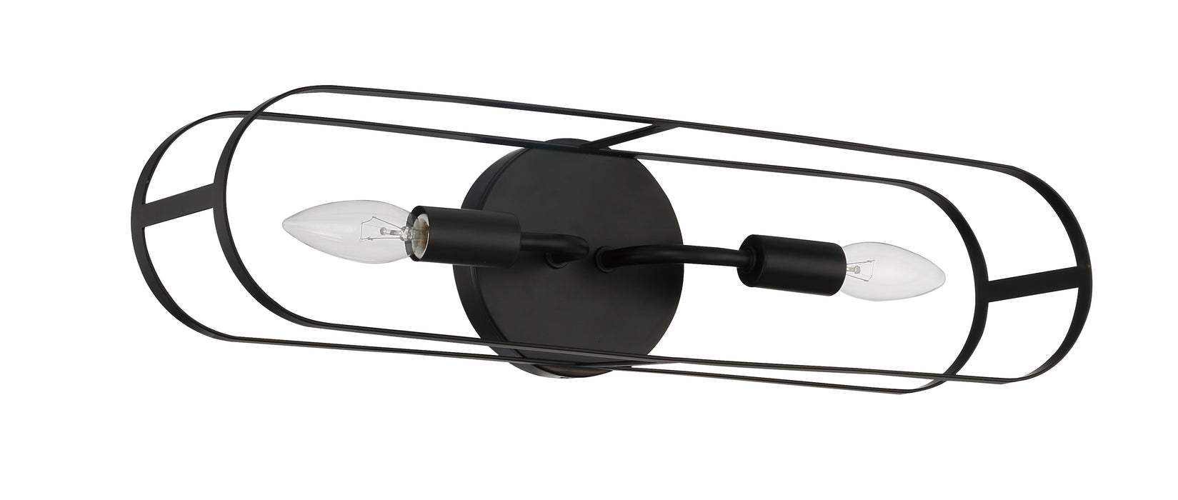 Craftmade 12820FB2 Mindful 2 Light Linear Sconce -Flat Black