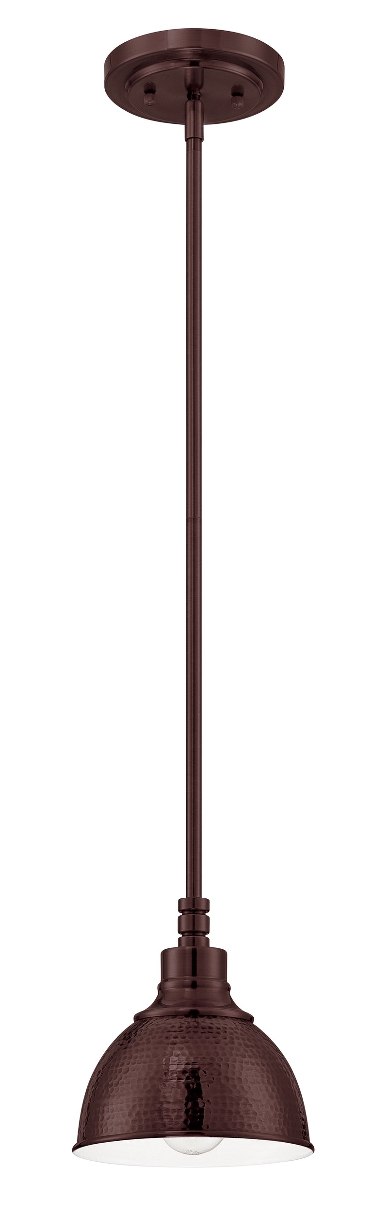 Craftmade 35991-ABZ Timarron 1 Light Mini Pendant -Aged Bronze Brushed