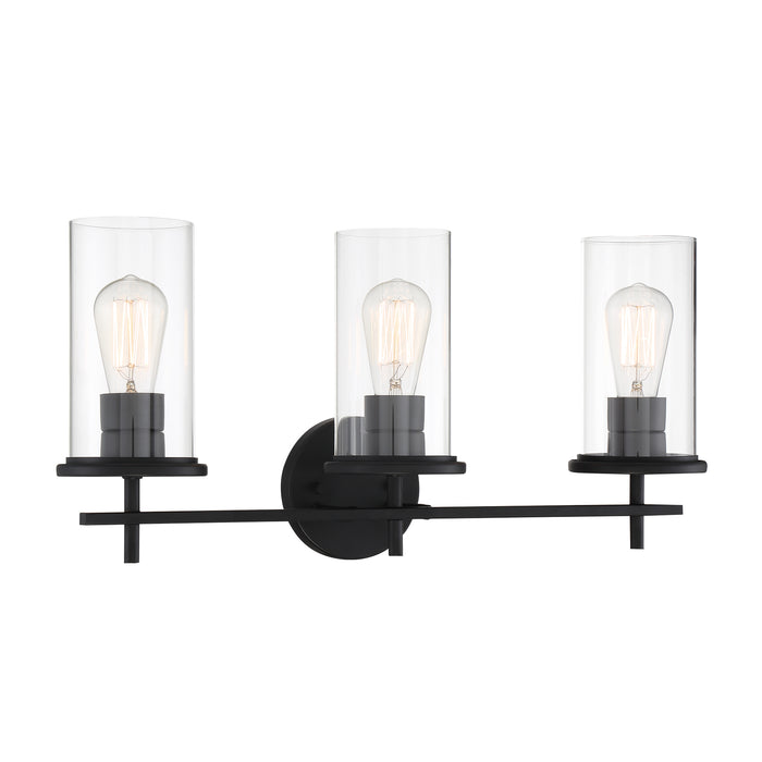 Minka Lavery Haisley 3 Light Bathroom Vanity Light-Coal