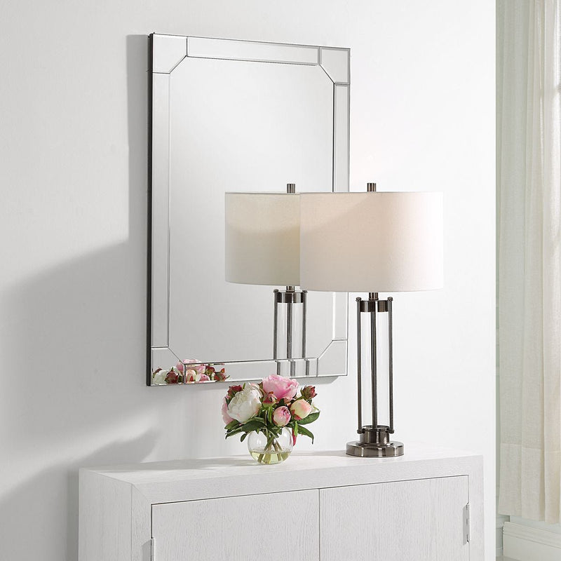 Granvia Mirror | Modern Rectangle Frame Bathroom Vanity Mirror Mounted Vertical or Horizontal (24 in. W x 36 in. H x 1 in. D)