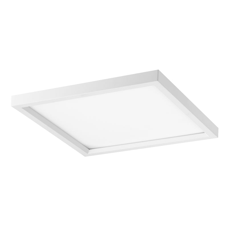 Minka Lavery 15" Square LED Flush Mount-White