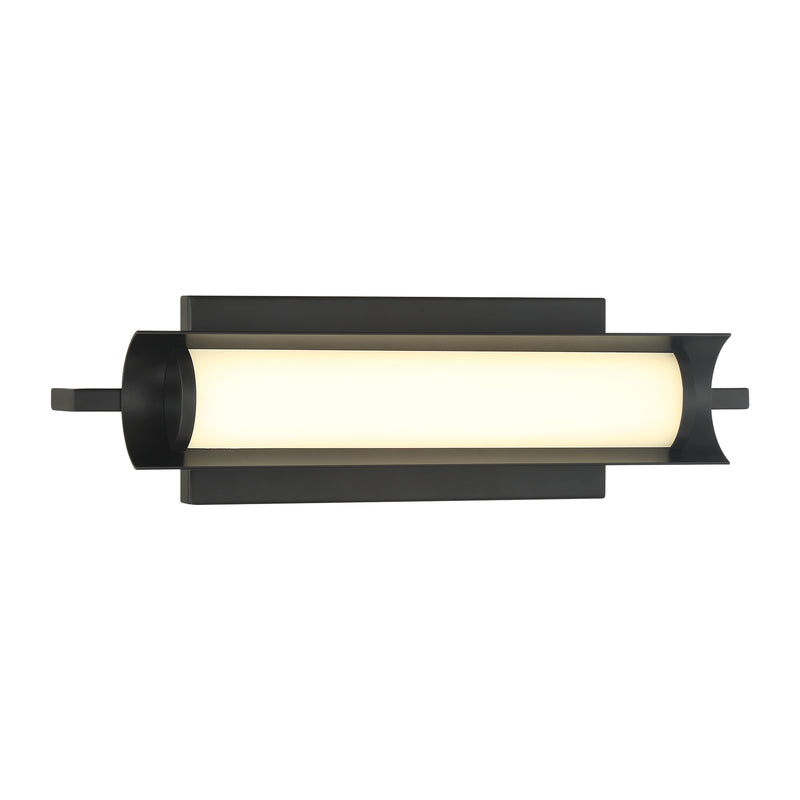 George Kovacs P1551-66A-L Trizay LED Wall Mount -Coal