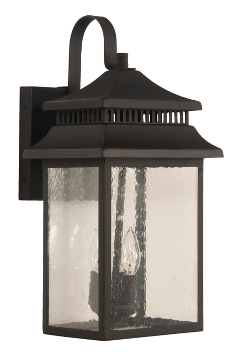 Craftmade ZA3124-DBG Crossbend 3 Light Large Outdoor Wall Lantern -Dark Bronze Gilded