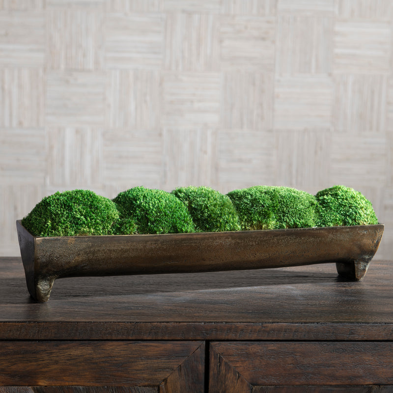 Uttermost Canal Moss Small Centerpiece - ALCOVE LIGHTING