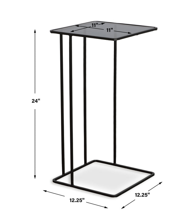 Uttermost Cadmus Black Accent Table