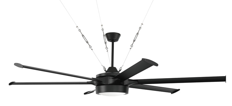 Craftmade PRT78FB6 Prost 78 LED Ceiling Fan -Flat Black