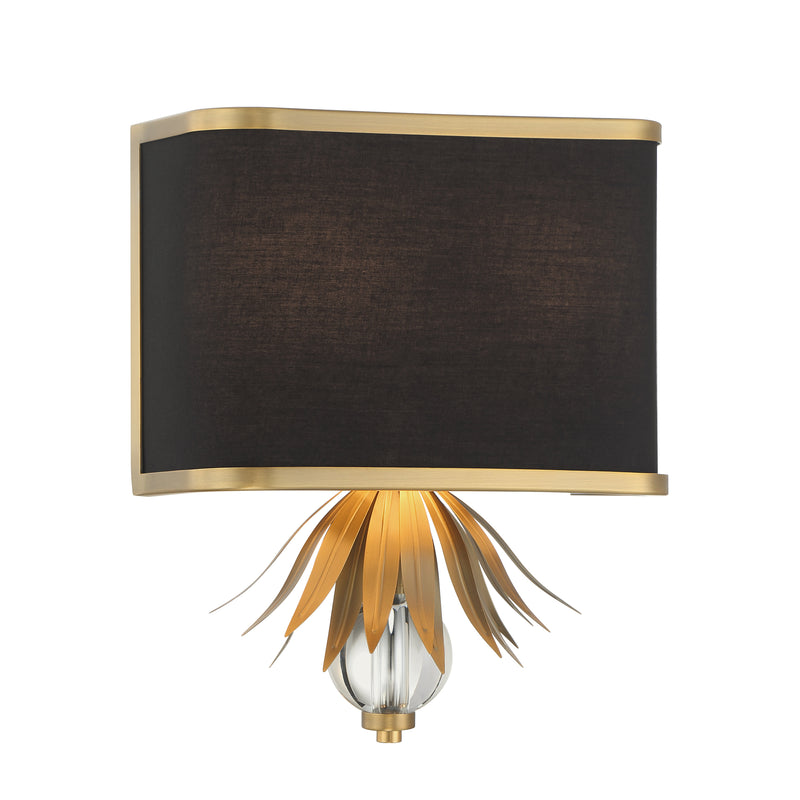 Minka Lavery Caprio 2 Light Wall Sconce-Natural Brushed Brass