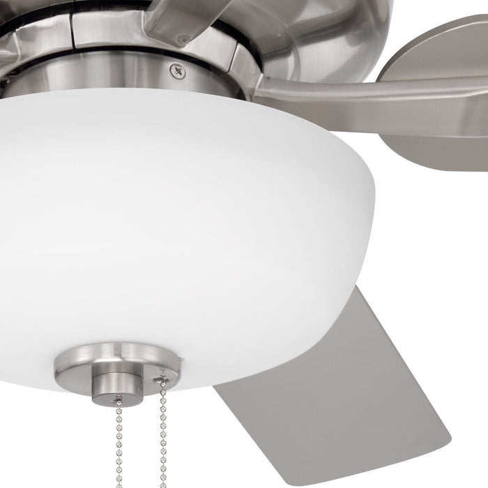 Gallant 52 in. Brushed Nickel Ceiling Fan with LED Light and Pull Chain Control