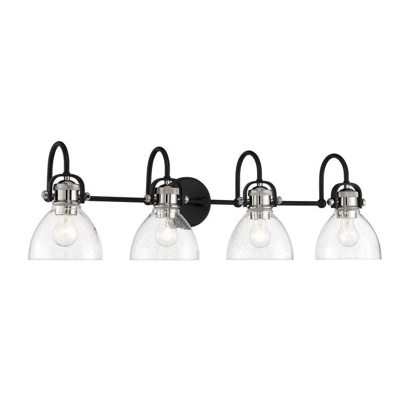 Minka Lavery Monico 4 Light Bathroom Vanity Light-Coal